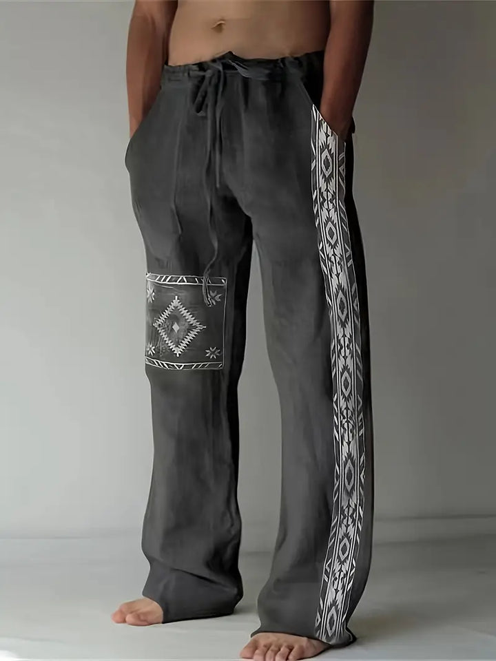 Jastrzeń | Pantalón con Estampado Étnico