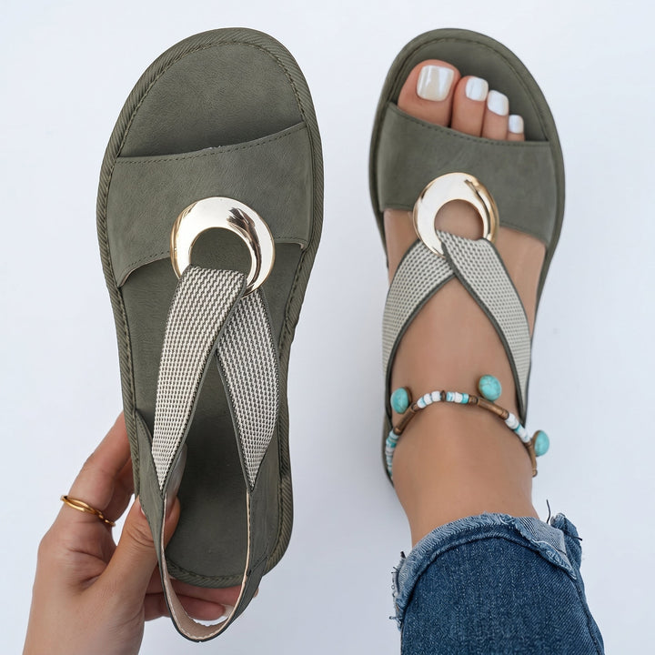 Gabriela | Sandalias Planas Premium