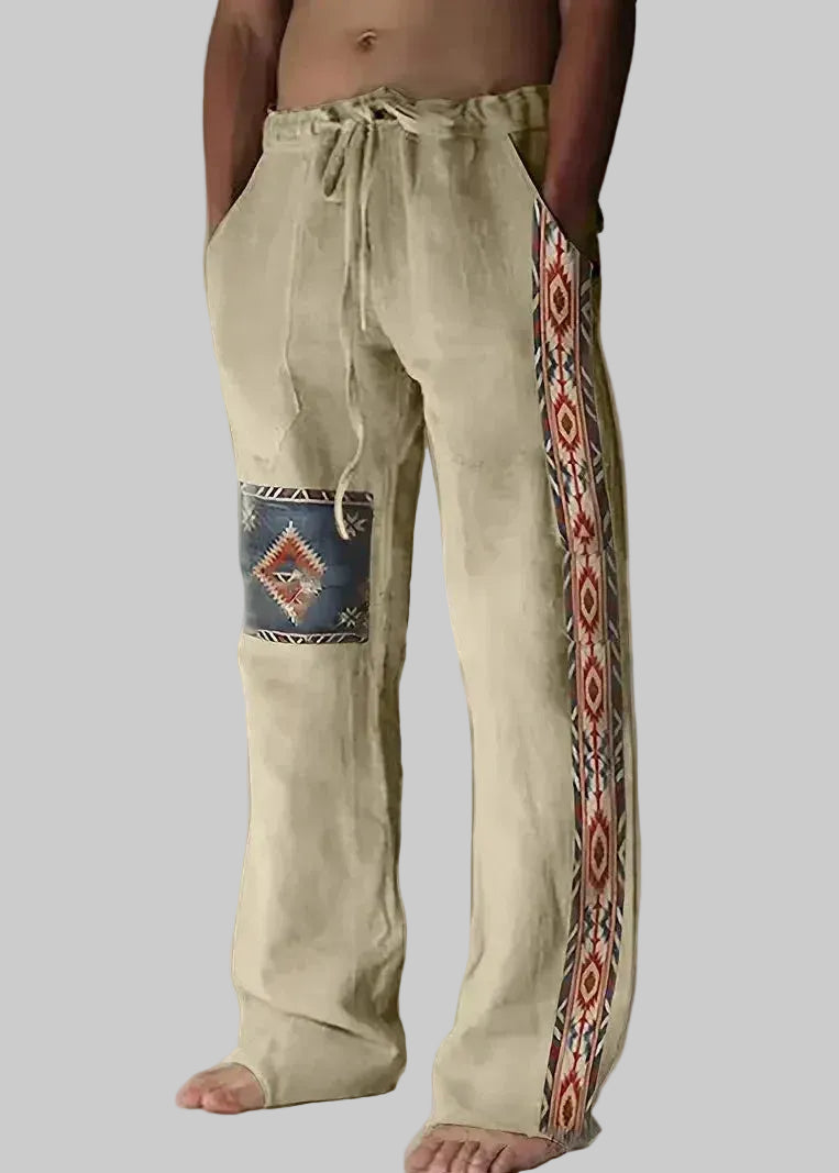Jastrzeń | Pantalón con Estampado Étnico