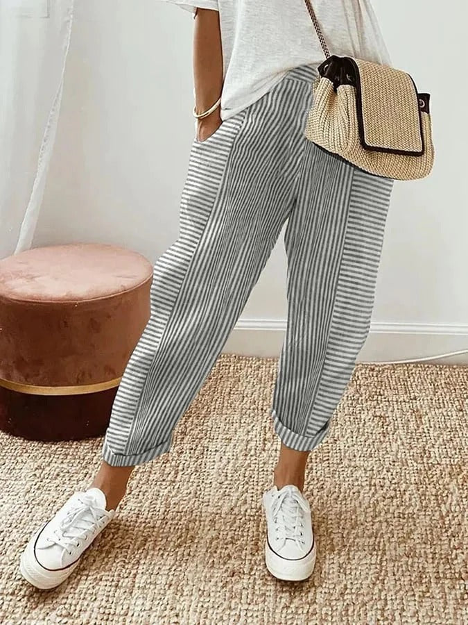 Clara | Pantalones de rayas