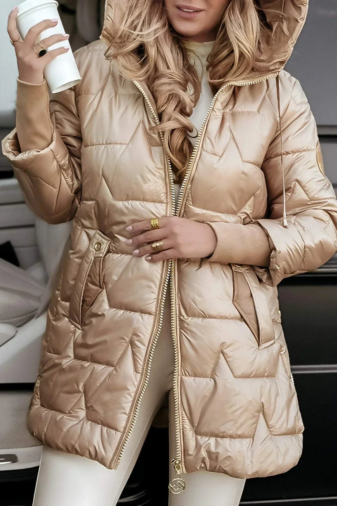 Astrid | Elegante Abrigo Acolchado de Invierno