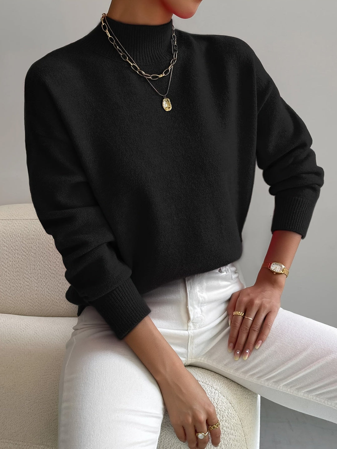 Seraphine | Jersey de cuello alto