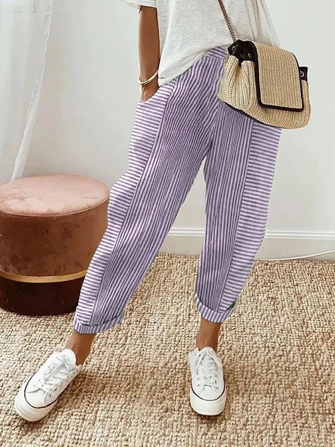 Clara | Pantalones de rayas