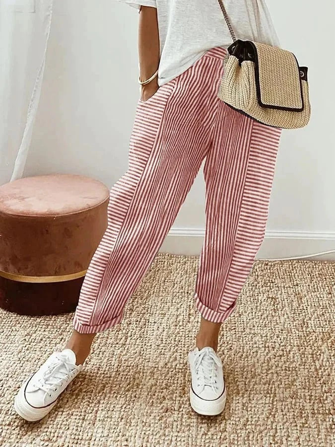 Clara | Pantalones de rayas
