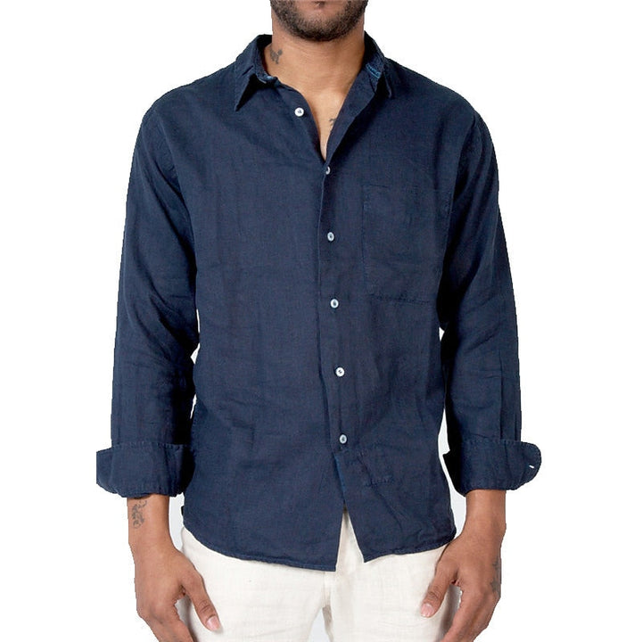 Camisa de lino para hombre | Manga larga