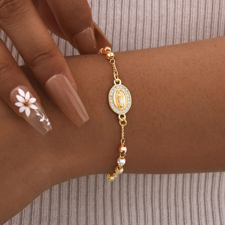Virgen María | Pulsera de Rosario Bendita
