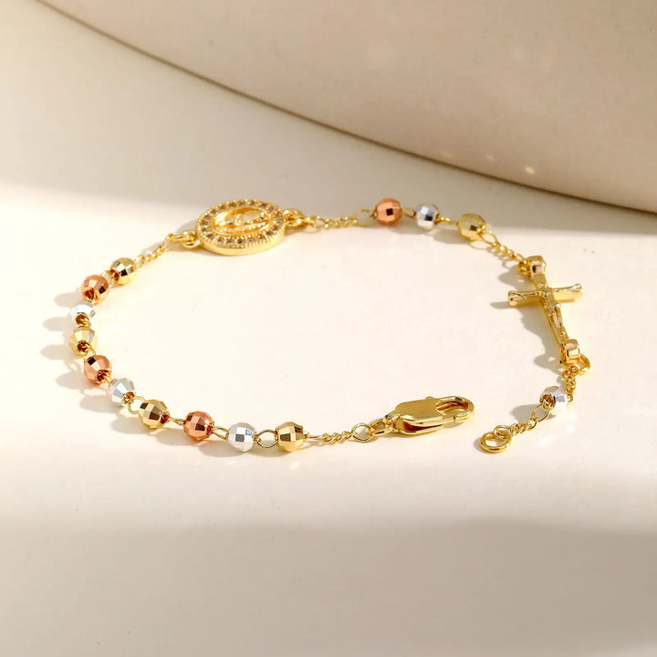 Virgen María | Pulsera de Rosario Bendita