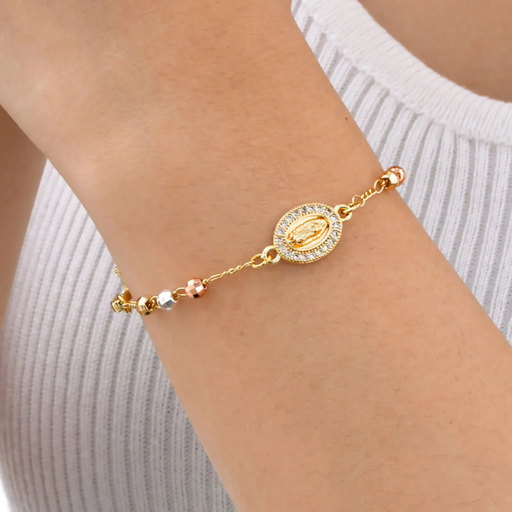 Virgen María | Pulsera de Rosario Bendita